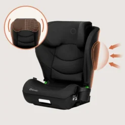 Lionelo Neal i-Size Bältesstol - Black Carbon