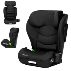 Lionelo Neal i-Size Bältesstol - Black Carbon