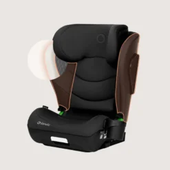 Lionelo Neal i-Size Bältesstol - Black Carbon