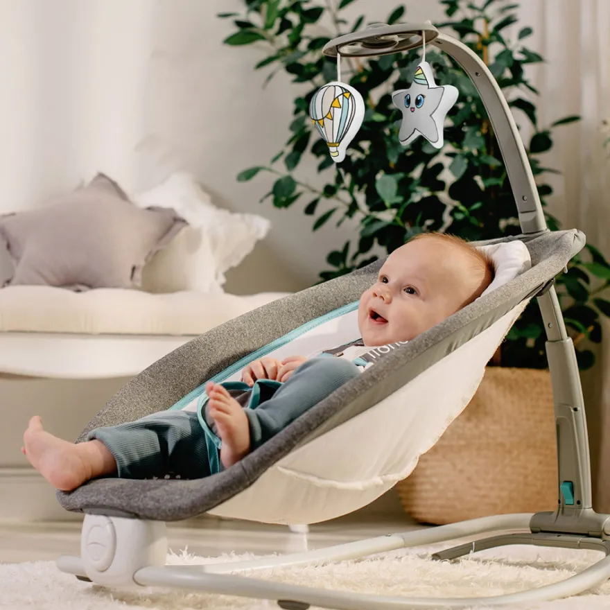 Lionelo Pascal Babysitter - Grå Dove
