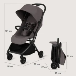 Lionelo Sia Resevagn - Beige Taupe