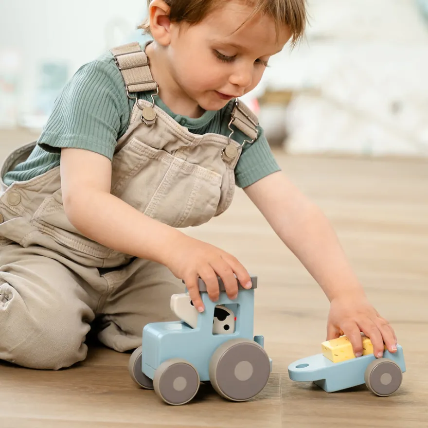 Liten lantbrukstraktor Dotti Blå