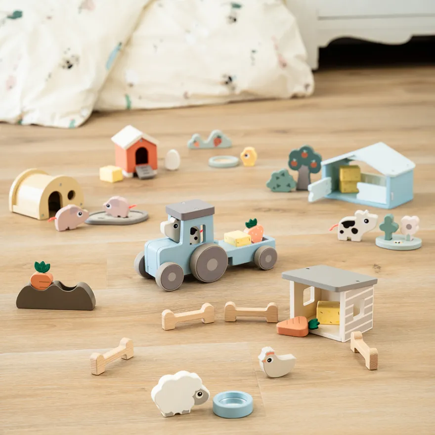 Liten lantbrukstraktor Dotti Blå