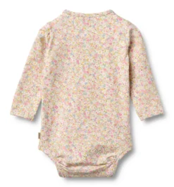 Liv Långärmad Body - Blush Flower Meadow