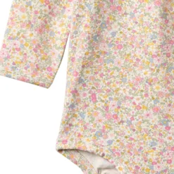 Liv Långärmad Body - Blush Flower Meadow