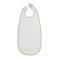 Lång PU-Haklapp White Pepper
