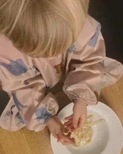 Långärmad BLW haklapp - Beige