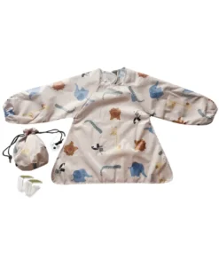 Långärmad BLW haklapp - Beige