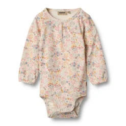Långärmad Body Elmine - Bright Flowers