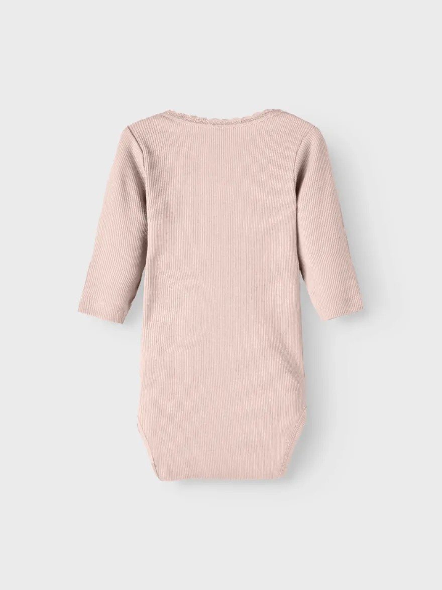 Långärmad Body Kab 2-pack - Peyote Melange