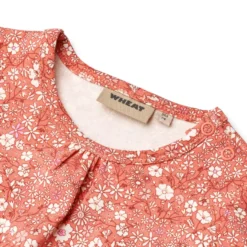 Långärmad Body Liv - Coral Flowers