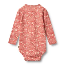 Långärmad Body Liv - Coral Flowers