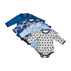 Långärmad Body 4-pack - Blue