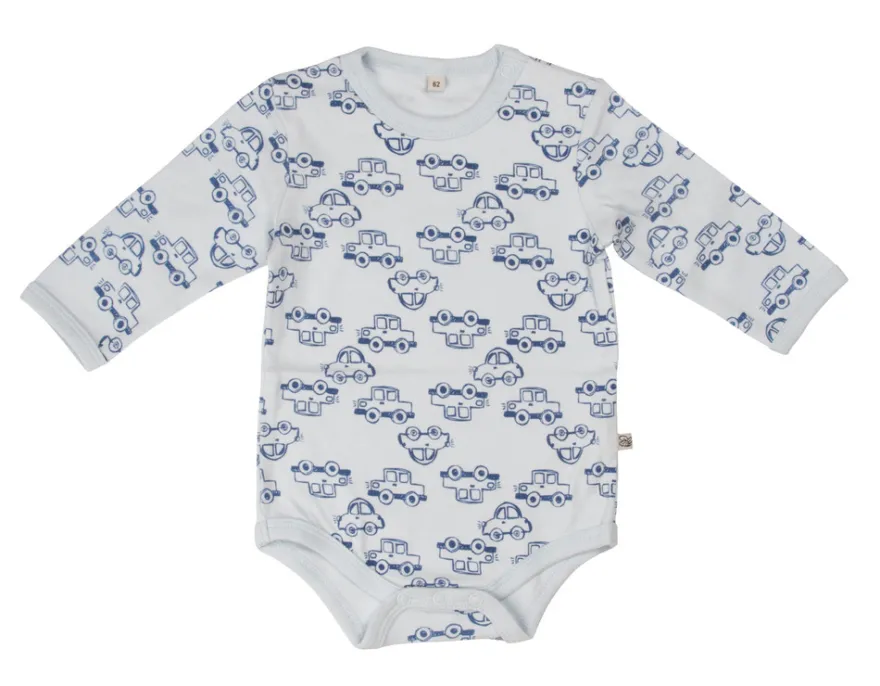 Långärmad Body 4-pack - Light Blue