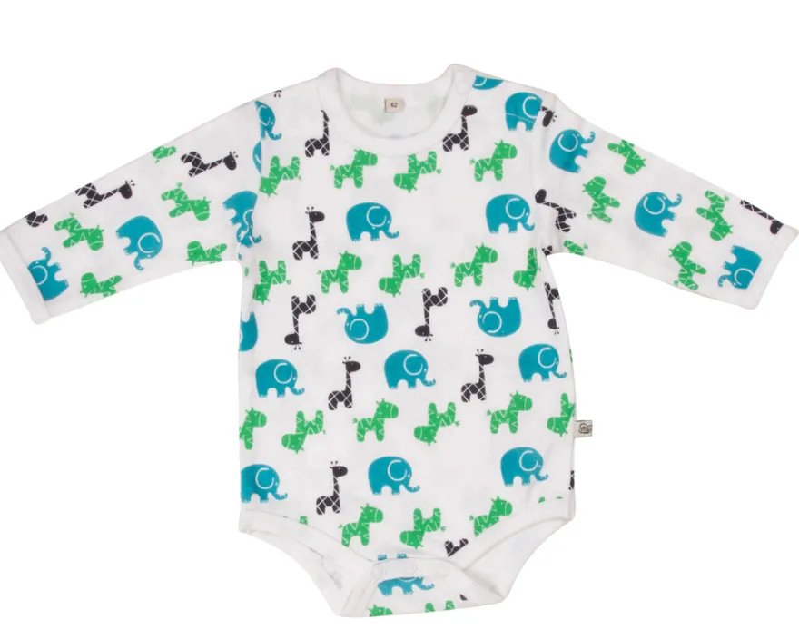 Långärmad Body 4-pack - Light Blue