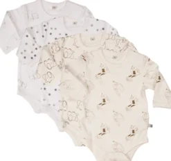 Långärmad Body 4-pack - Offwhite