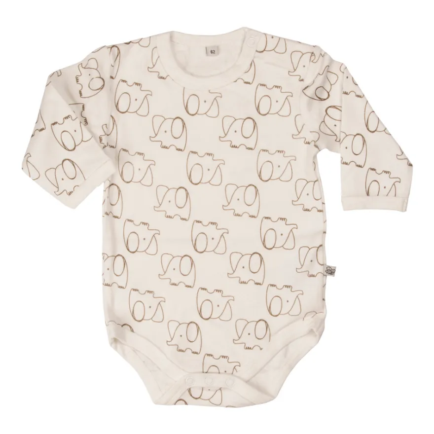 Långärmad Body 4-pack - Offwhite
