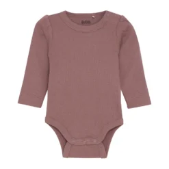 Långärmad Body Ribbad - Deauville Mauve