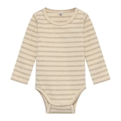 Långärmad Body - Silver Mink Melange
