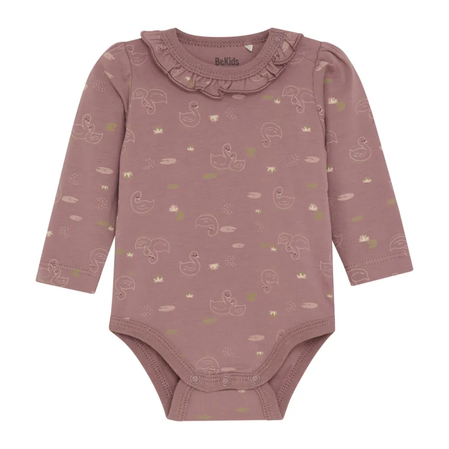 Långärmad Body Solid - Deauville Mauve