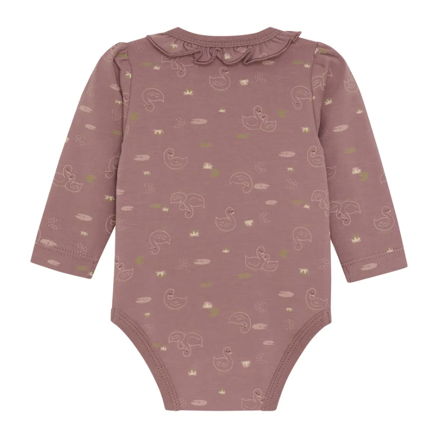 Långärmad Body Solid - Deauville Mauve