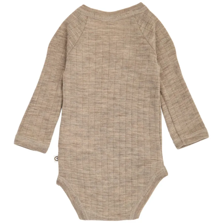 Långärmad Body Woolly - Balsam Melange