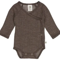 Långärmad Body Woolly - Walnut Melange