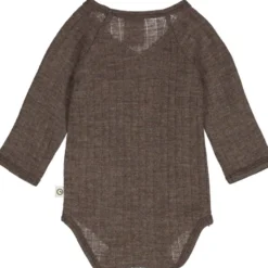 Långärmad Body Woolly - Walnut Melange