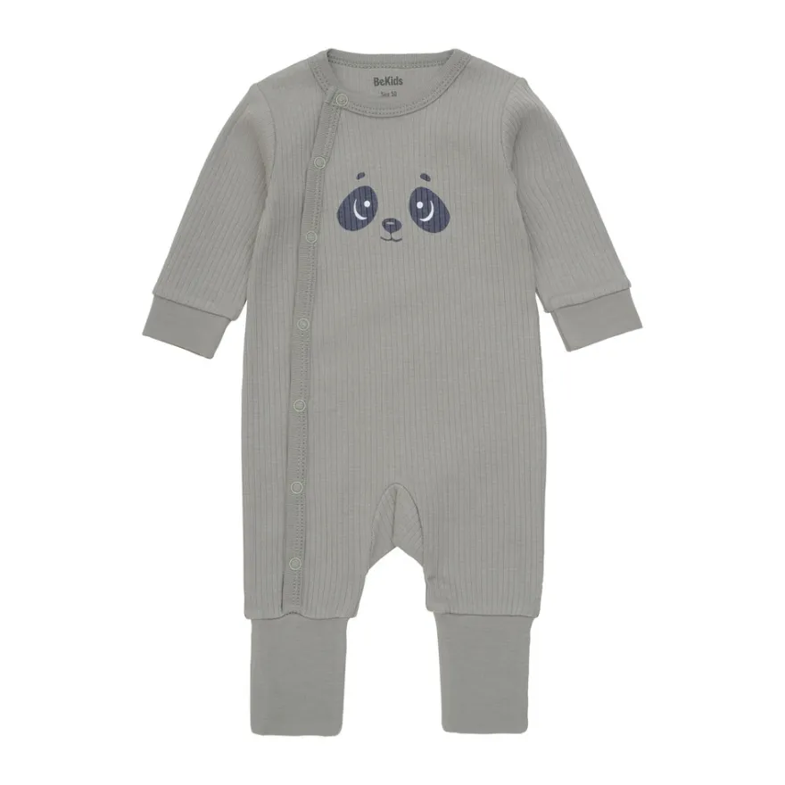 Långärmad Jumpsuit 2-pack - Forest Fog