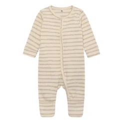 Långärmad Jumpsuit - Silver Mink Melange