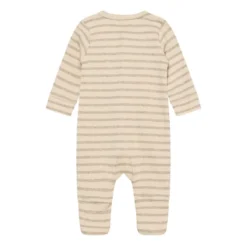 Långärmad Jumpsuit - Silver Mink Melange