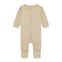 Långärmad Jumpsuit - Silver Mink Melange