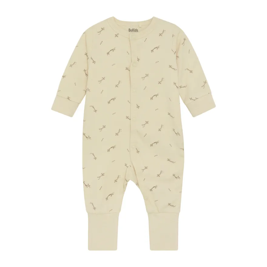 Långärmad Jumpsuit - Tapioca