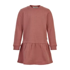 Långärmad Klänning 2-pack - Brun/Rosa