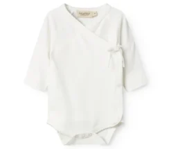 Långärmad Omlottbody Belita - Gentle White
