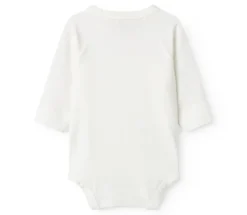 Långärmad Omlottbody Belita - Gentle White