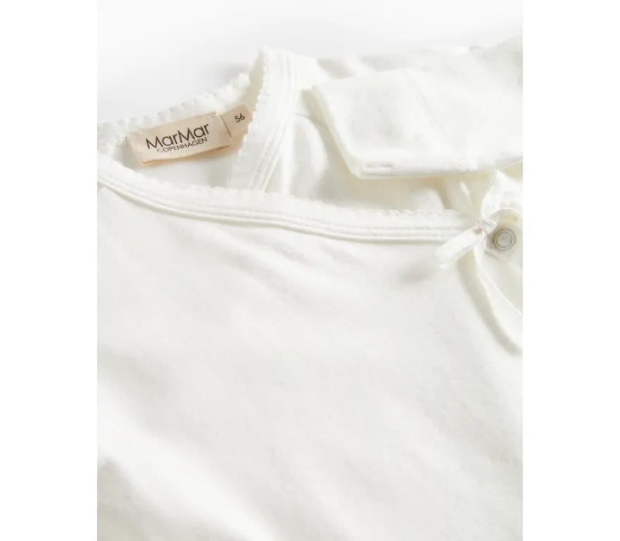 Långärmad Omlottbody Belita - Gentle White