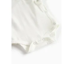 Långärmad Omlottbody Belita - Gentle White