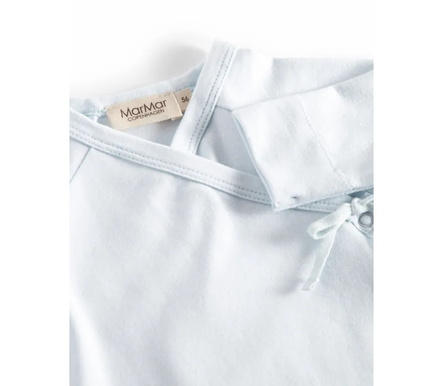Långärmad Omlottbody Belita - Light Blue