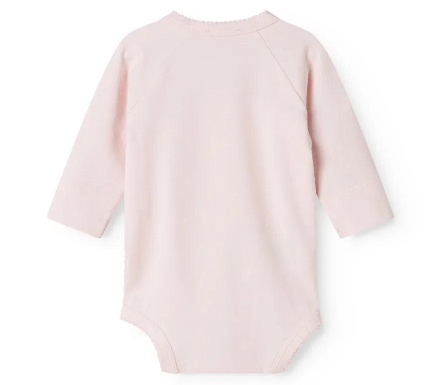 Långärmad Omlottbody Belita - Rosa
