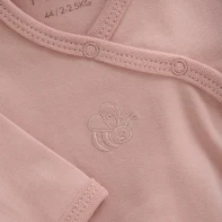 Långärmad Omlottbody - Pale Mauve