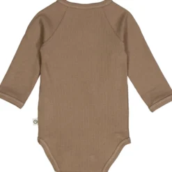 Långärmad Omlottbody - Walnut