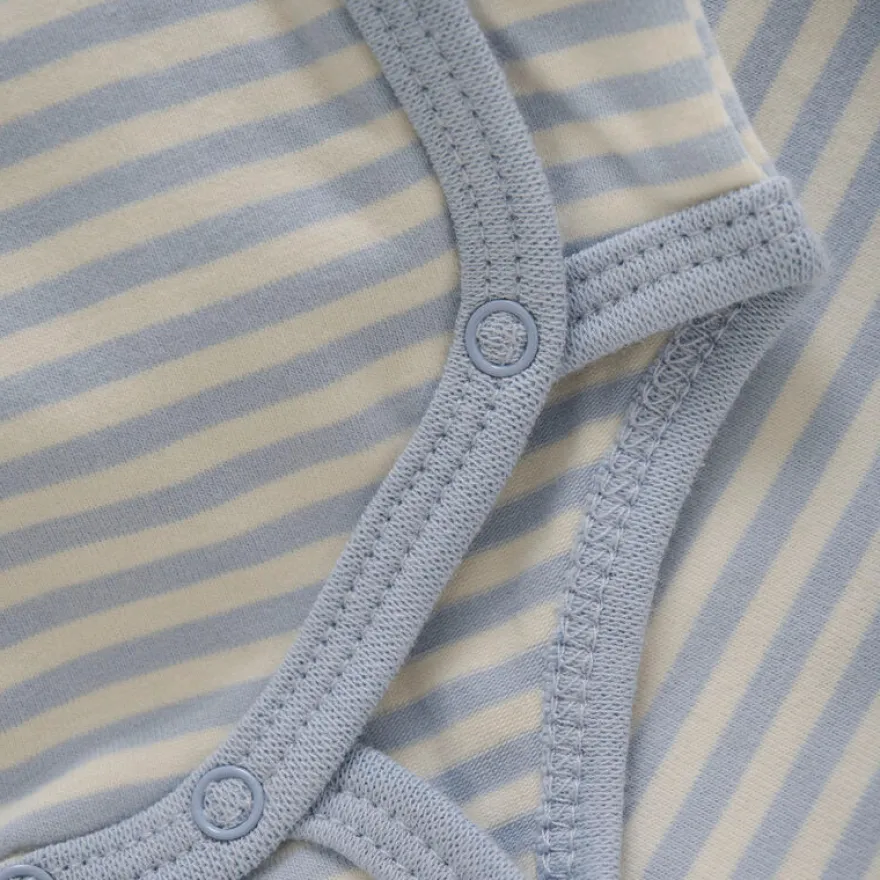 Långärmad Omlottbody - Zen Blue