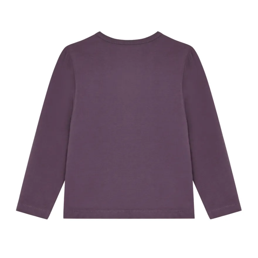 Långärmad Tröja - Black Plum