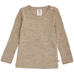 Långärmad Tröja Woolly Merinoull - Balsam Melange