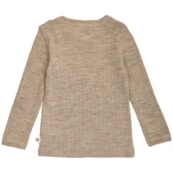 Långärmad Tröja Woolly Merinoull - Balsam Melange