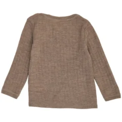 Långärmad Tröja Woolly Merinoull - Walnut Melange