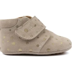 Lära-gå-skor Velcro - Gold Dot