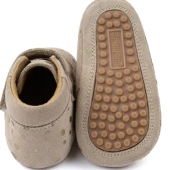 Lära-gå-skor Velcro - Gold Dot