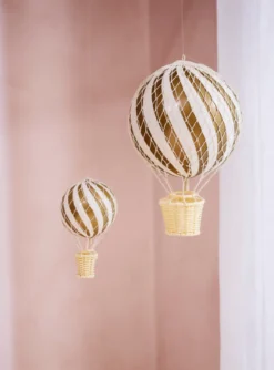 Luftballong 10 cm - Guld